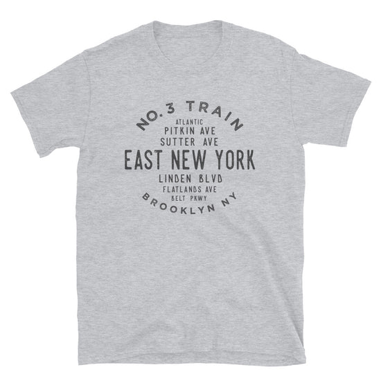 East New York Brooklyn NYC Adult Mens Grid Tee