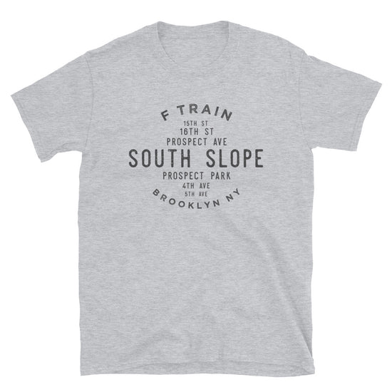South Slope Brooklyn NYC Adult Mens Grid Tee