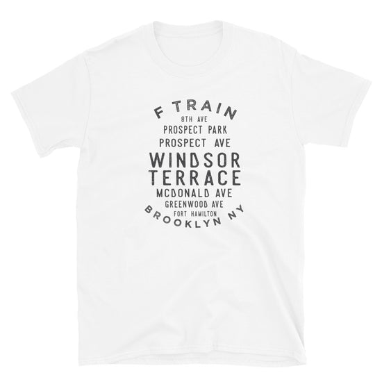 Windsor Terrace Brooklyn NYC Adult Mens Grid Tee