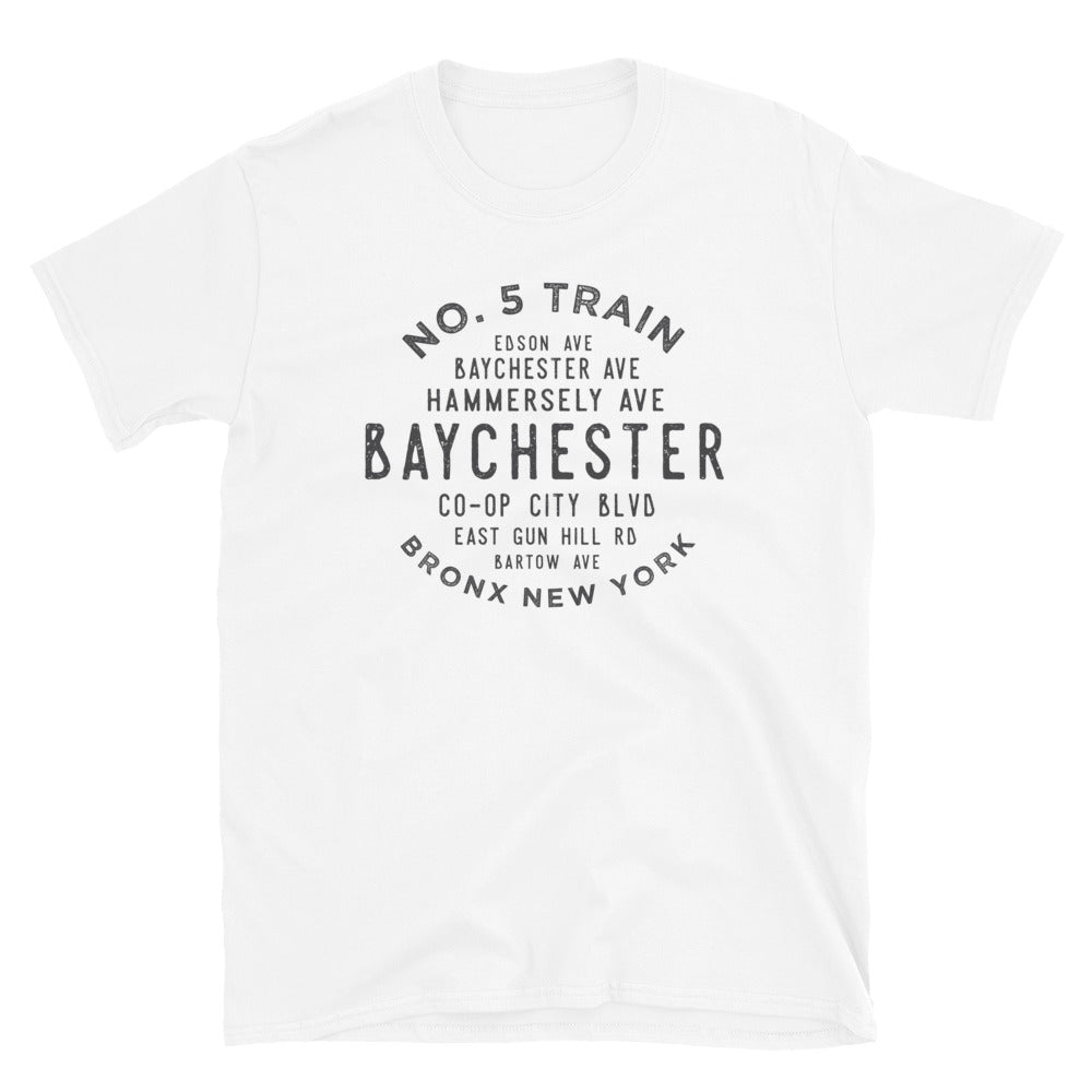 Baychester Bronx Adult Mens Grid Tee