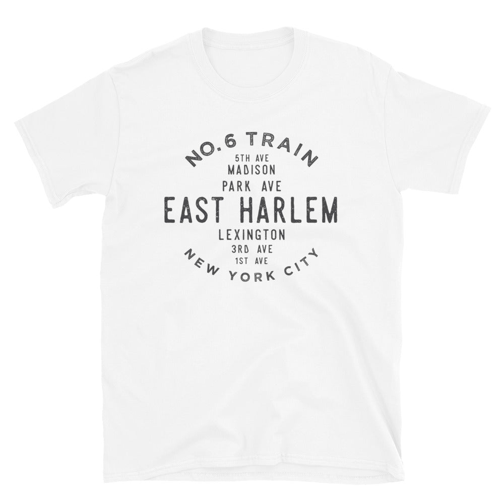 East Harlem Manhattan NYC Adult Mens Grid Tee