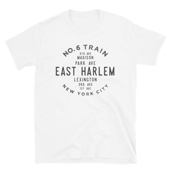 East Harlem Manhattan NYC Adult Mens Grid Tee