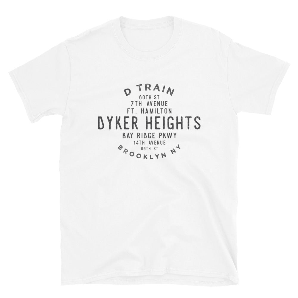 Dyker Heights Brooklyn NYC Adult Mens Grid Tee