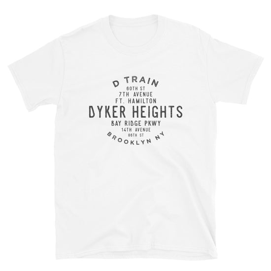 Dyker Heights Brooklyn NYC Adult Mens Grid Tee