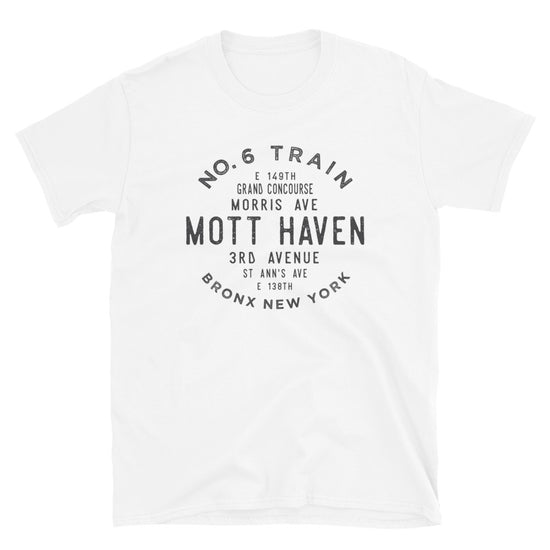 Mott Haven Bronx NYC Adult Mens Grid Tee
