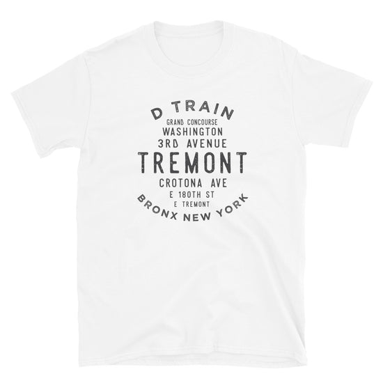 Tremont Bronx NYC Adult Mens Grid Tee