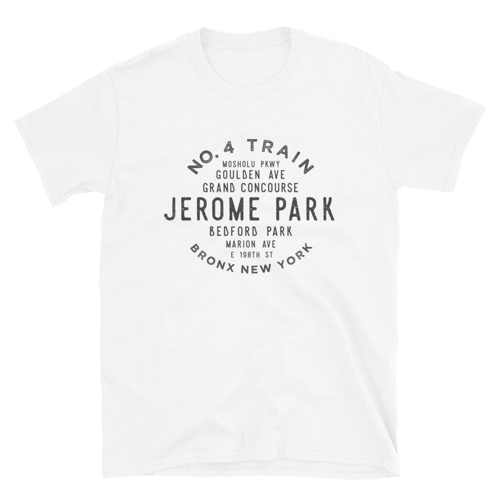 Jerome Park Bronx Adult Mens Grid Tee