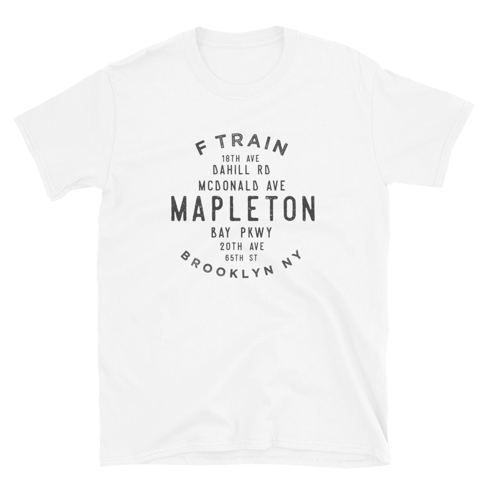 Mapleton Brooklyn NYC Adult Mens Grid Tee