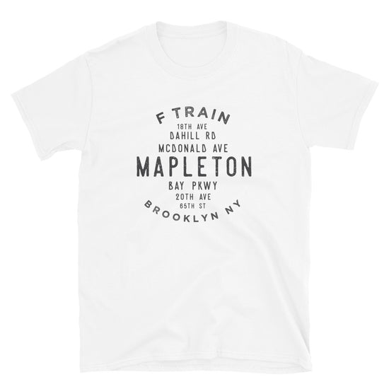 Mapleton Brooklyn NYC Adult Mens Grid Tee