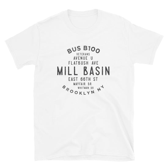 Load image into Gallery viewer, Mill Basin Brooklyn NYC Adult Mens Grid Tee
