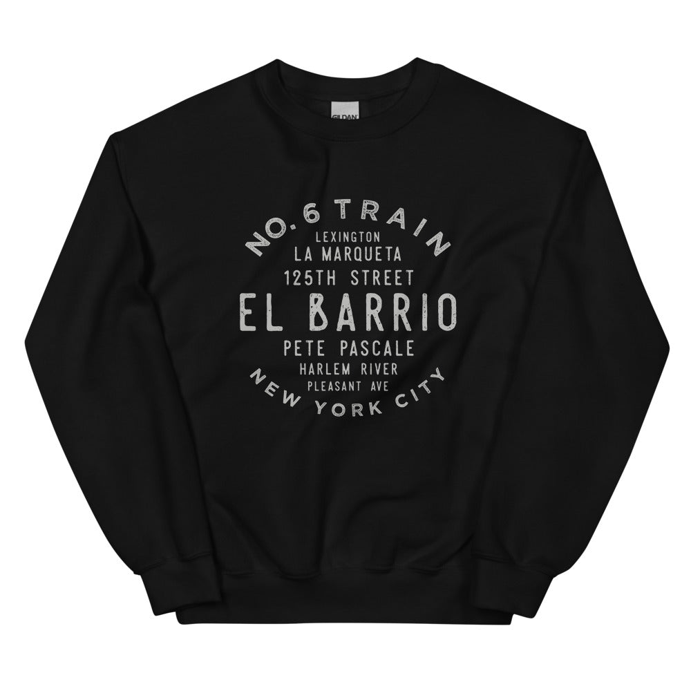 El Barrio Manhattan NYC Adult Sweatshirt