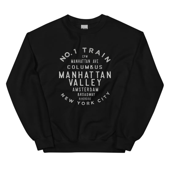 Manhattan Valley Manhattan NYC Adult Sweatshirt