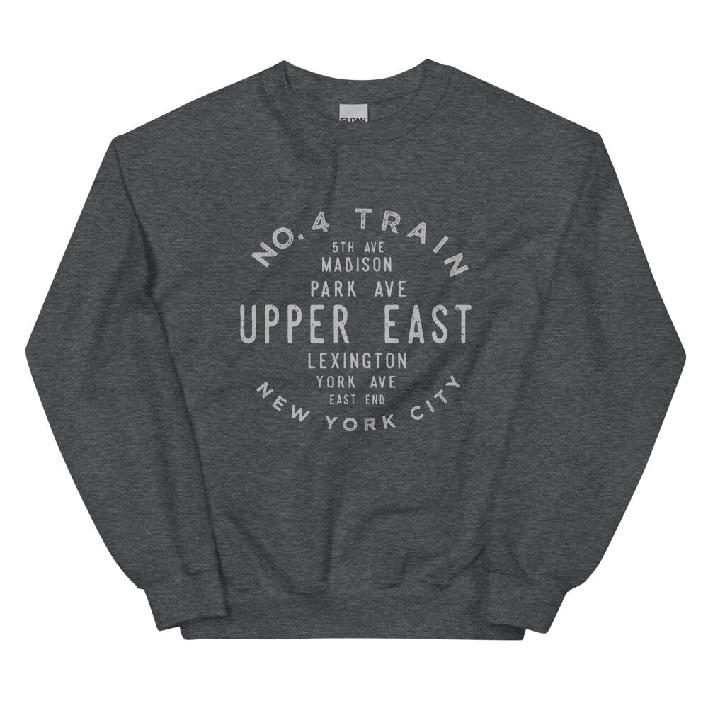 Upper East Manhattan NYC Adult Sweatshirt