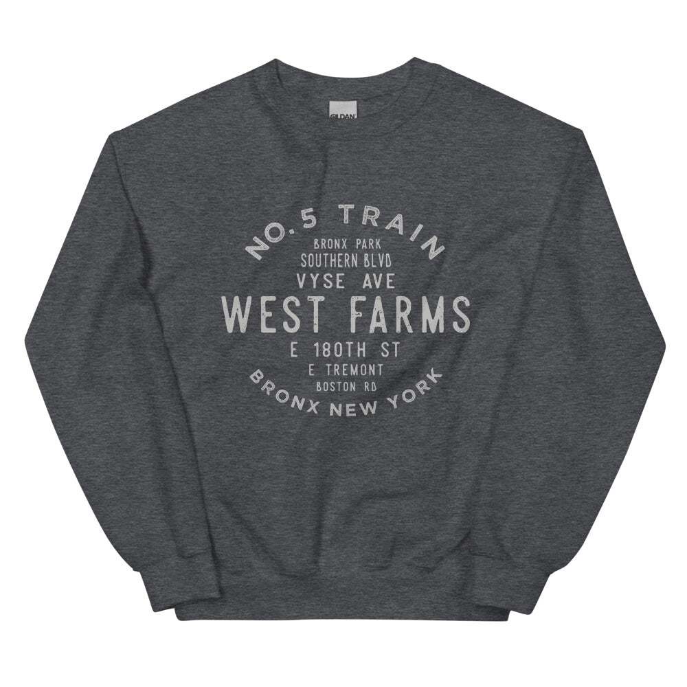 West Farms Bronx NYC Adult Sweatshirt