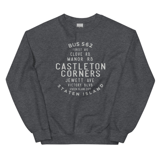 Castleton Corners Staten Island NYC Adult Sweatshirt