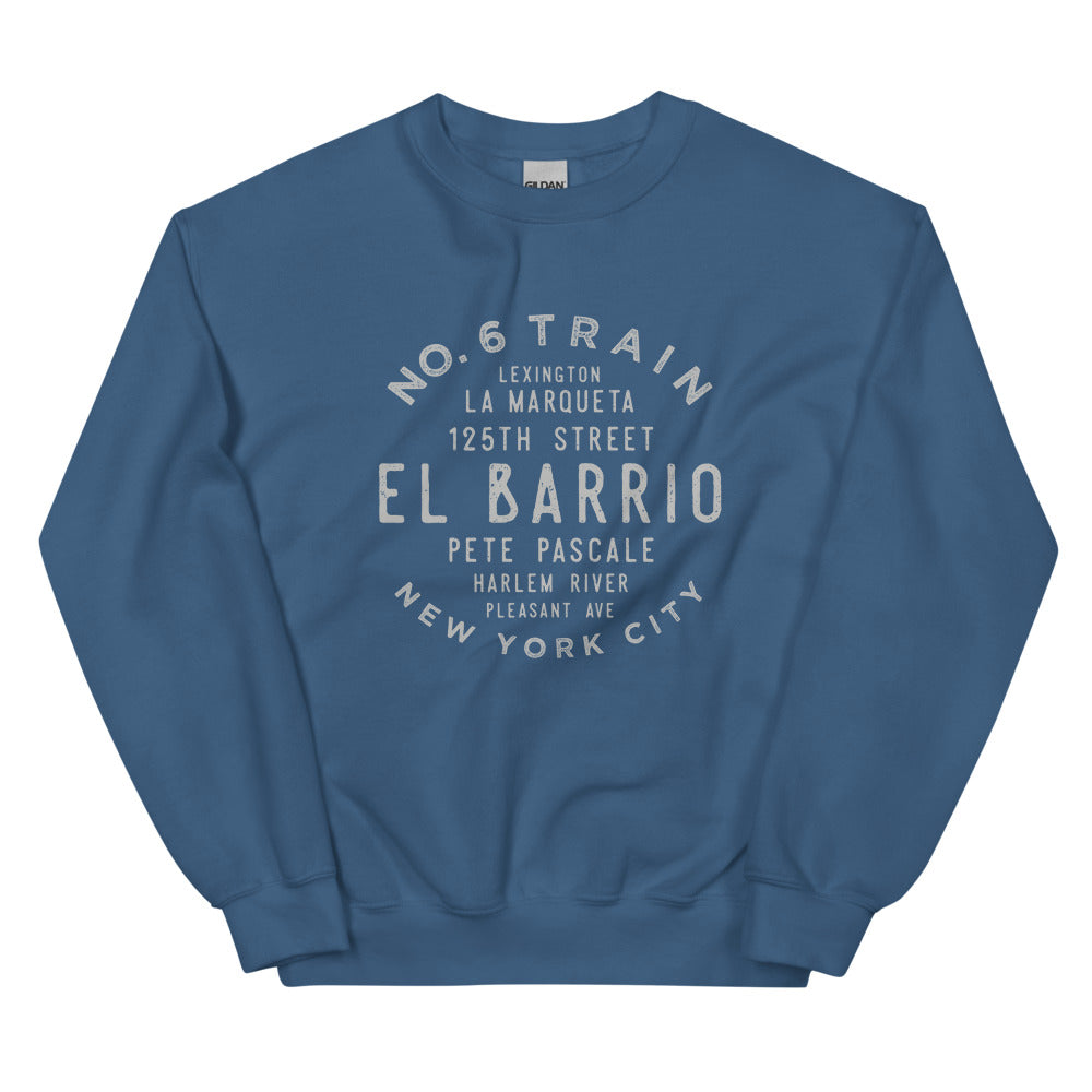 El Barrio Manhattan NYC Adult Sweatshirt