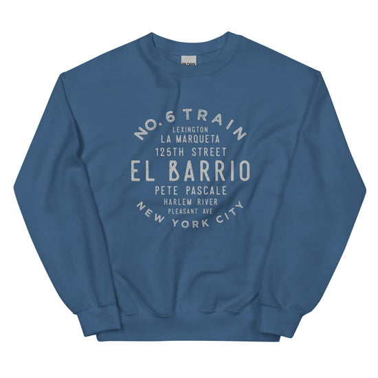 El Barrio Manhattan NYC Adult Sweatshirt