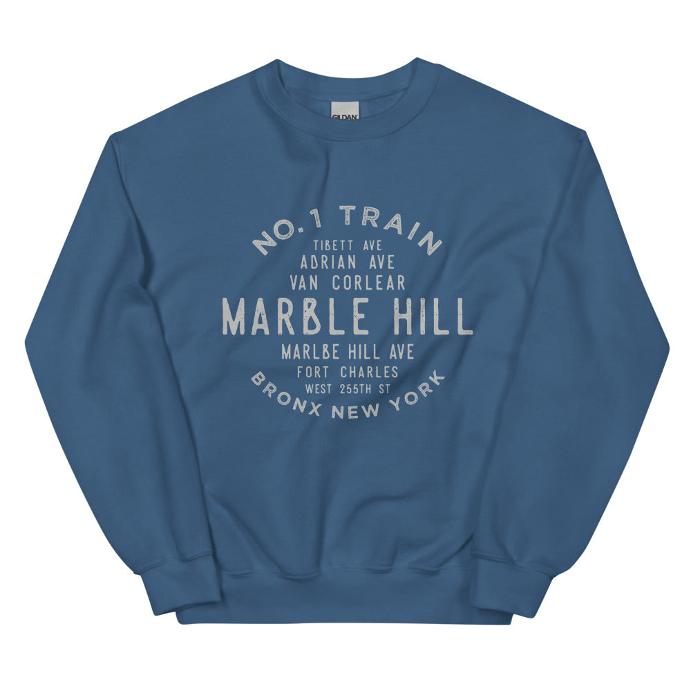Marble Hill Bronx NYC Adult Sweatshirt