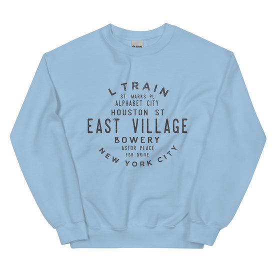 East Village Manhattan NYC Adult Sweatshirt