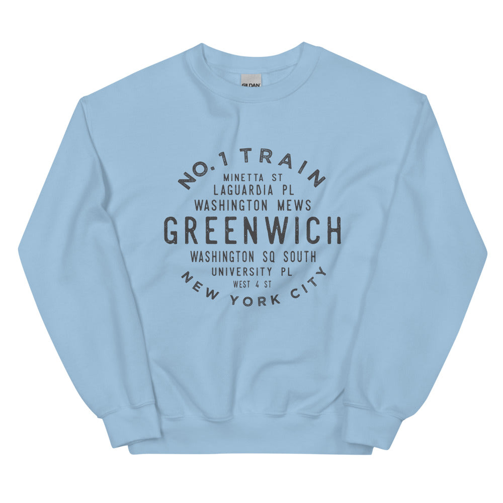 Greenwich Village Manhattan NYC Adult Sweatshirt