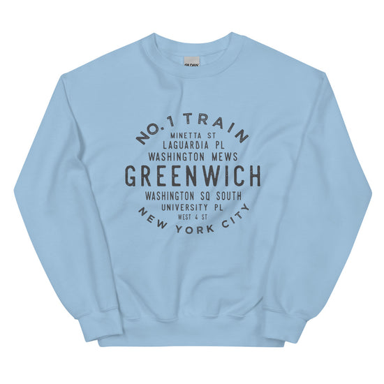 Greenwich Village Manhattan NYC Adult Sweatshirt