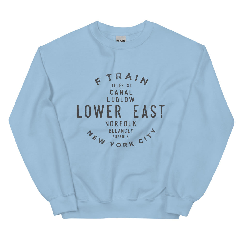 Lower East Manhattan NYC Adult Sweatshirt