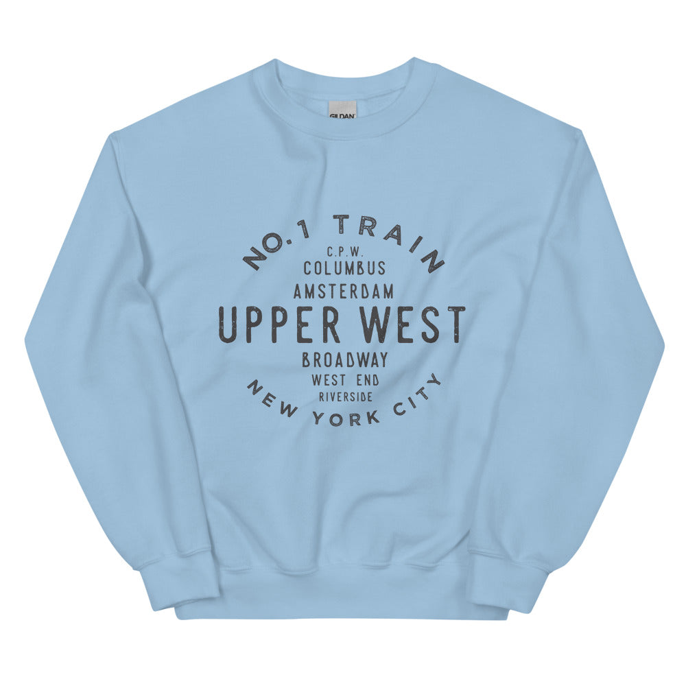 Upper West Manhattan NYC Adult Sweatshirt