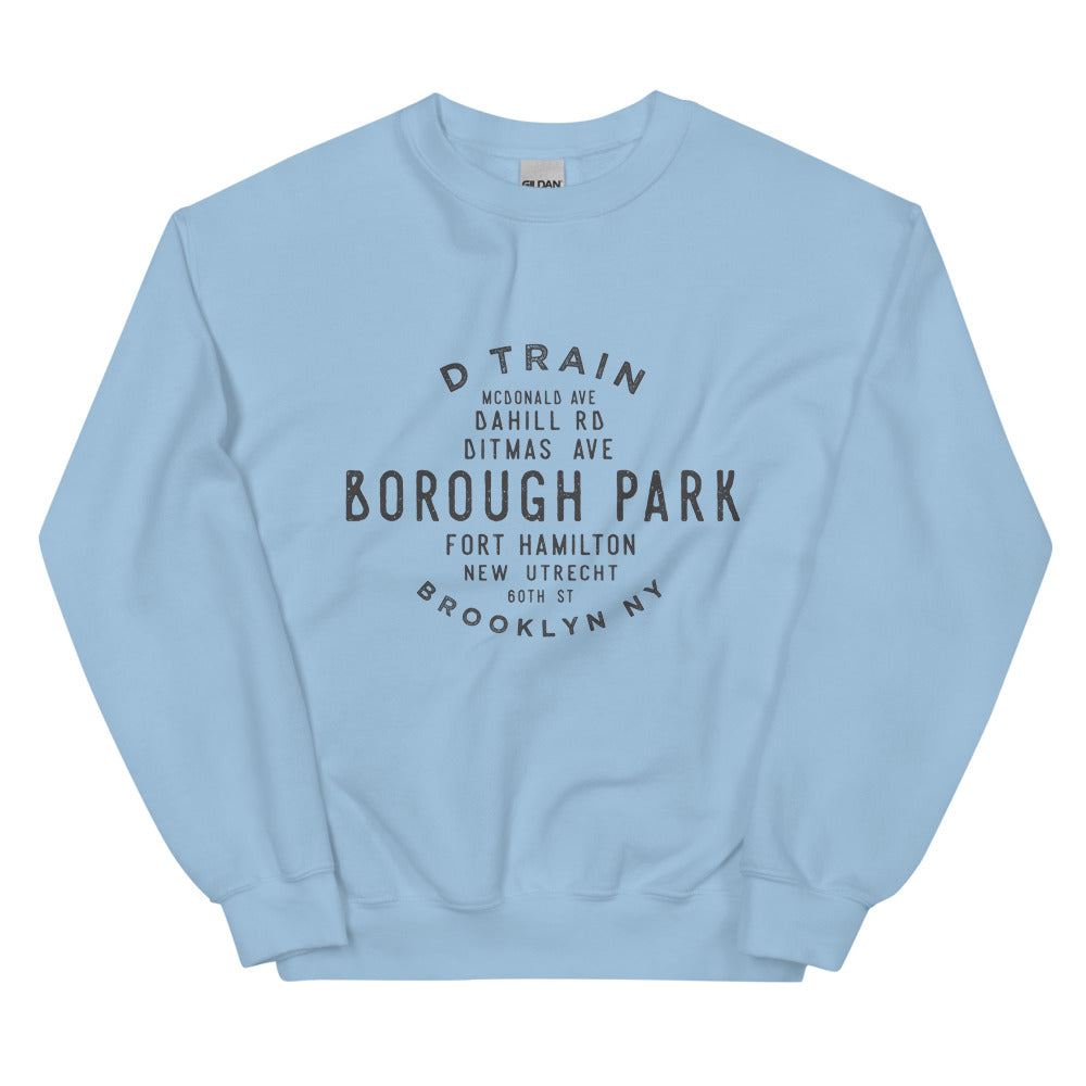 Borough Park Brooklyn NYC Adult Sweatshirt