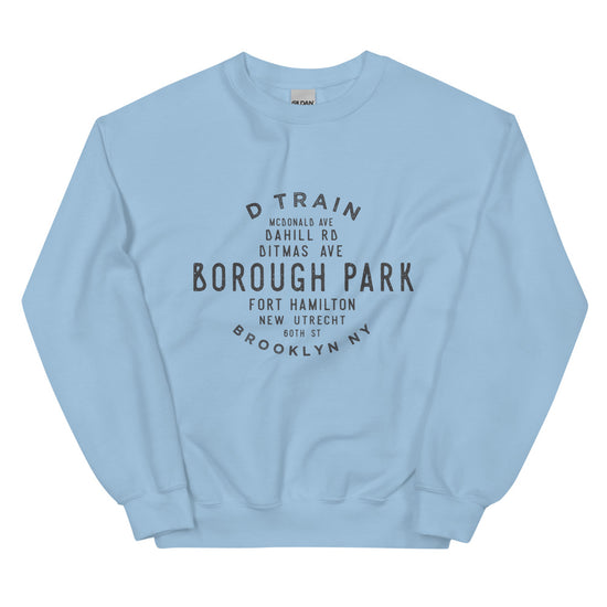 Borough Park Brooklyn NYC Adult Sweatshirt