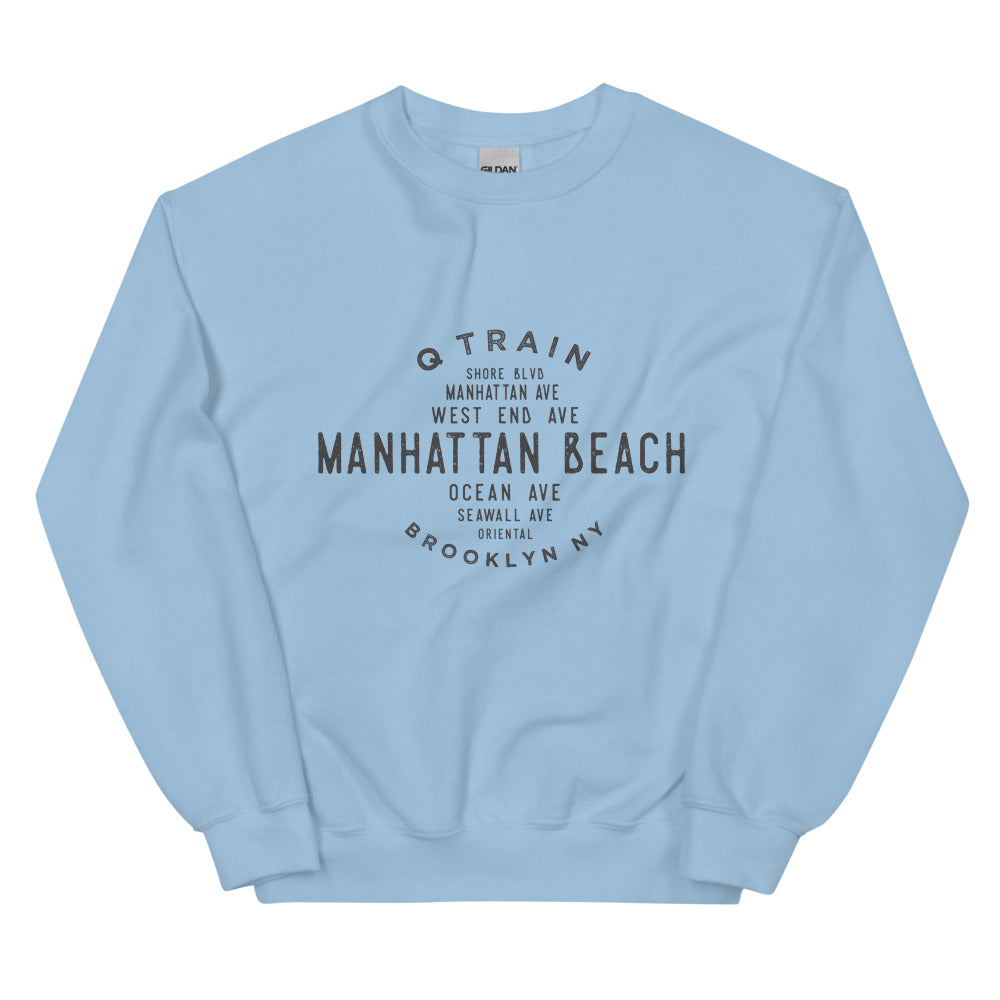 Manhattan Beach Brooklyn NYC Adult Sweatshirt