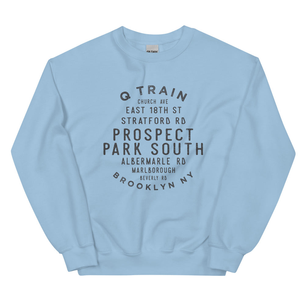Prospect Park South Brooklyn NYC Adult Unisex Sweatshirt