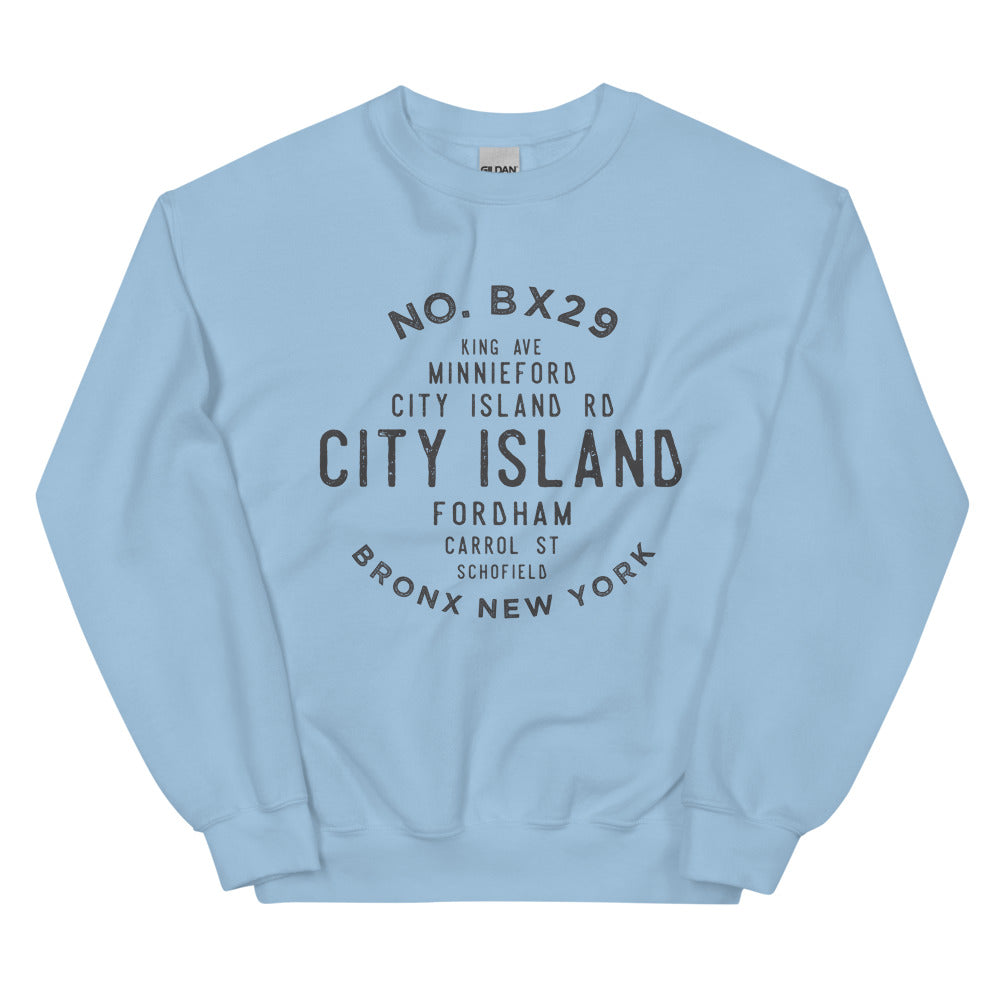 City Island Bronx NYC Adult Sweatshirt