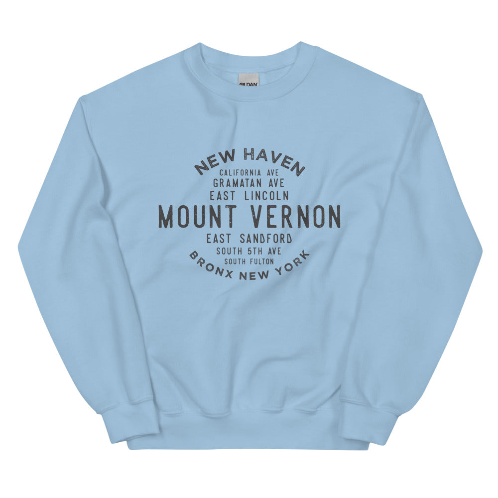 Mount Vernon Bronx NYC Adult Sweatshirt