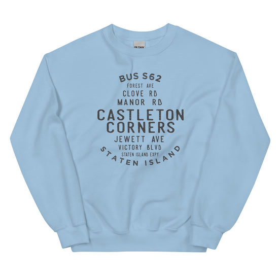 Castleton Corners Staten Island NYC Adult Sweatshirt