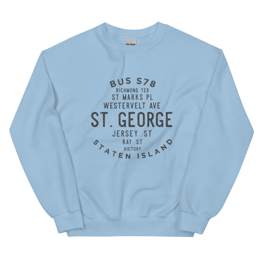 St. George Staten Island NYC Adult Sweatshirt