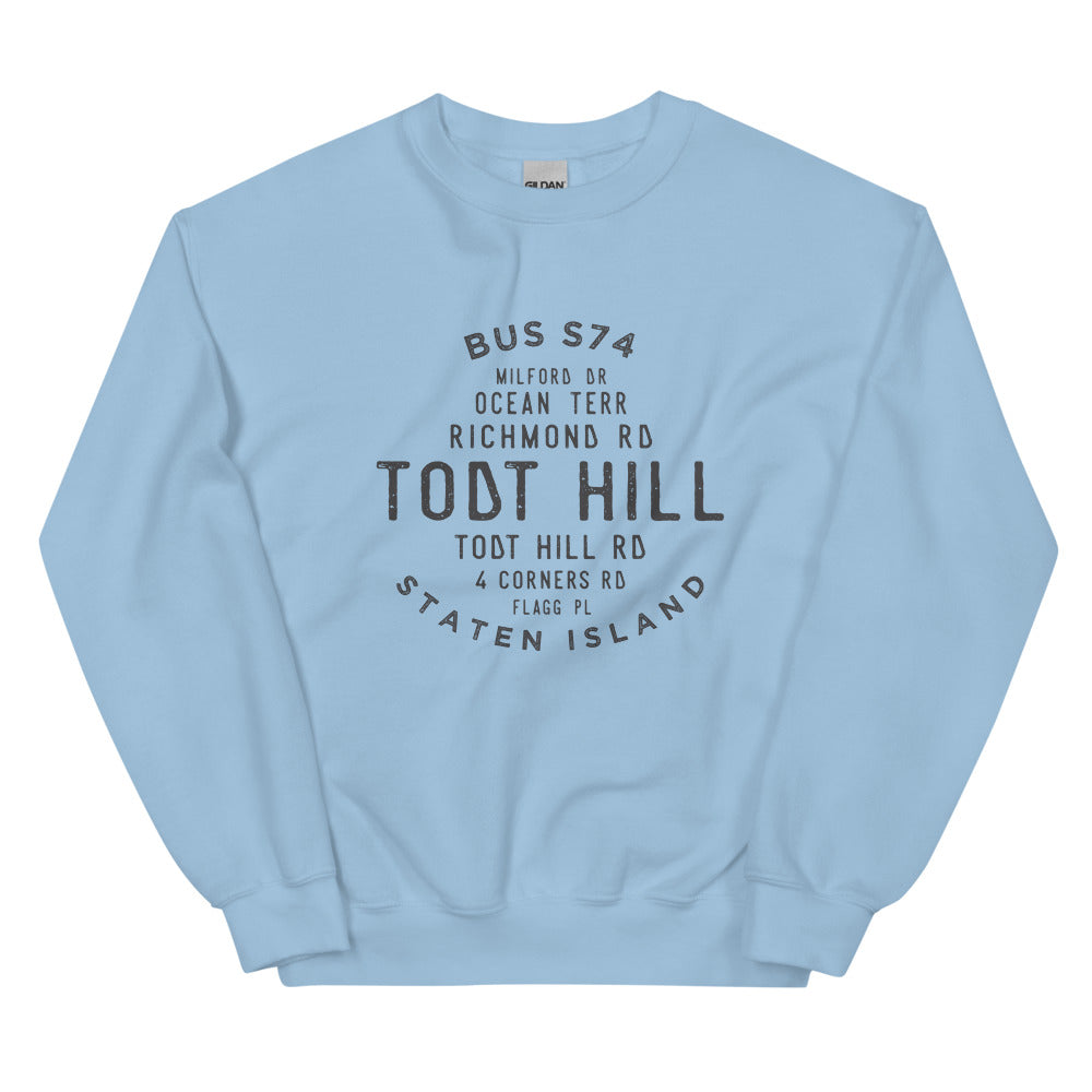 Todt Hill Staten Island NYC Adult Sweatshirt