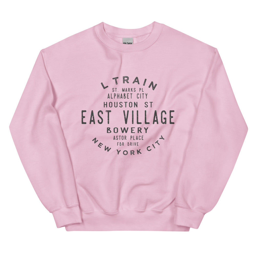 East Village Manhattan NYC Adult Sweatshirt