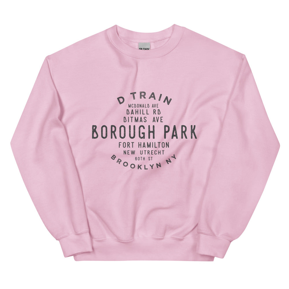 Borough Park Brooklyn NYC Adult Sweatshirt