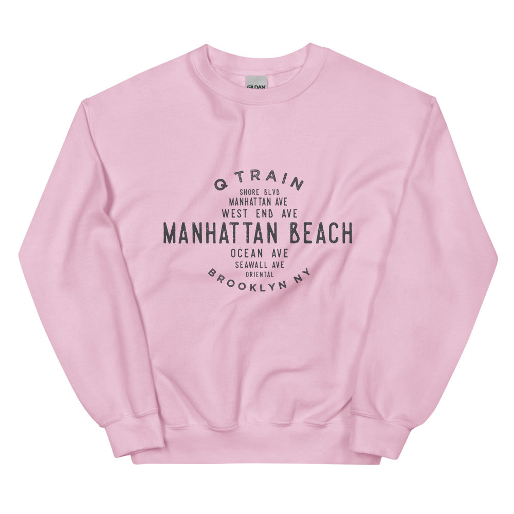 Manhattan Beach Brooklyn NYC Adult Sweatshirt