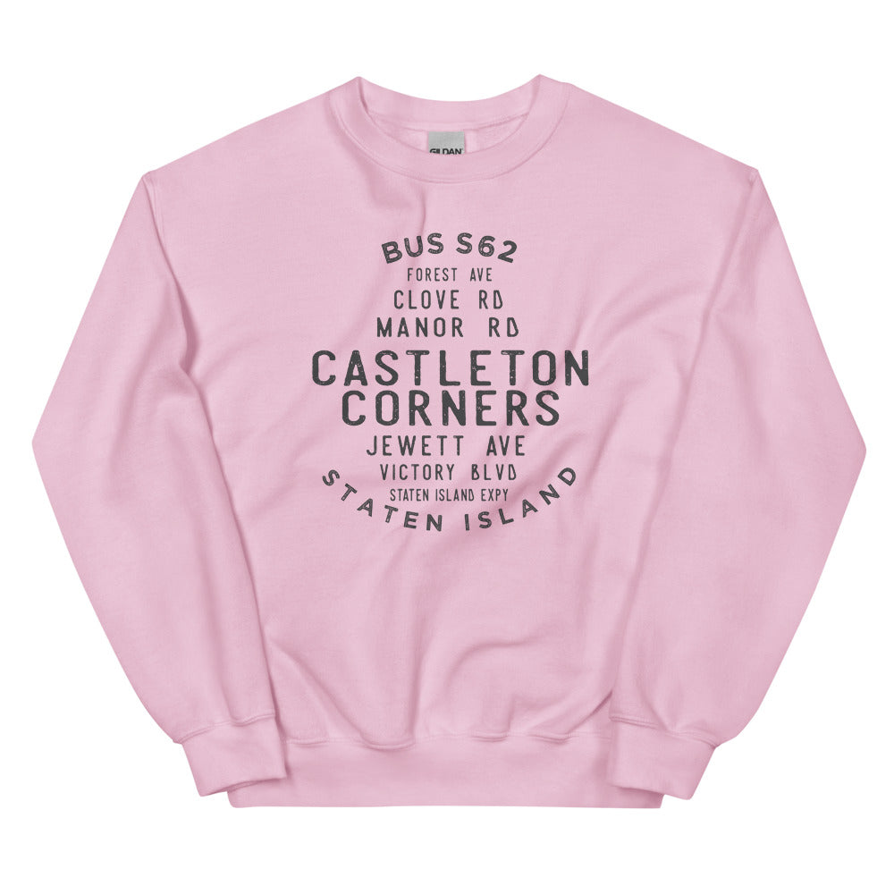 Castleton Corners Staten Island NYC Adult Sweatshirt
