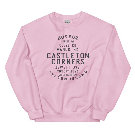 Castleton Corners Staten Island NYC Adult Sweatshirt