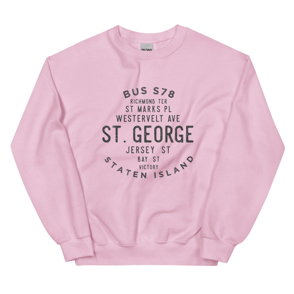St. George Staten Island NYC Adult Sweatshirt