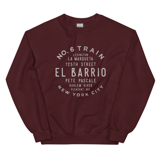 El Barrio Manhattan NYC Adult Sweatshirt