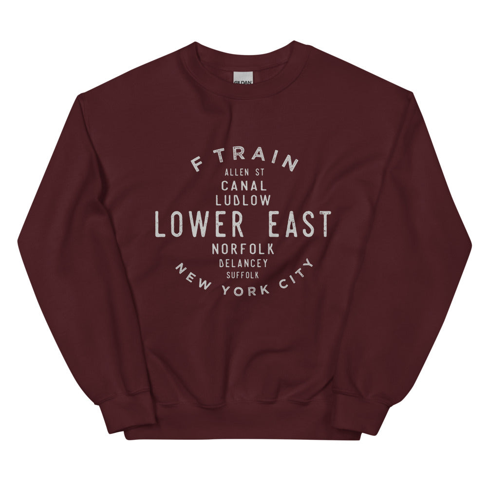 Lower East Manhattan NYC Adult Sweatshirt