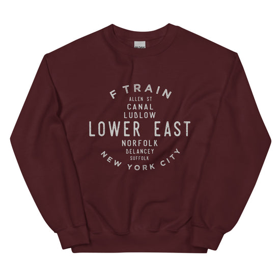 Lower East Manhattan NYC Adult Sweatshirt