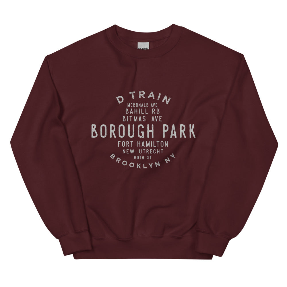 Borough Park Brooklyn NYC Adult Sweatshirt