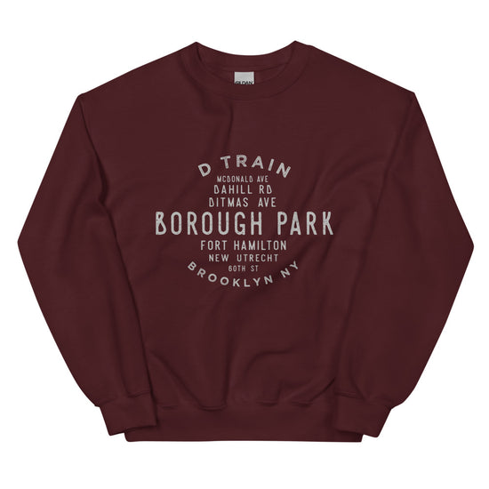 Borough Park Brooklyn NYC Adult Sweatshirt