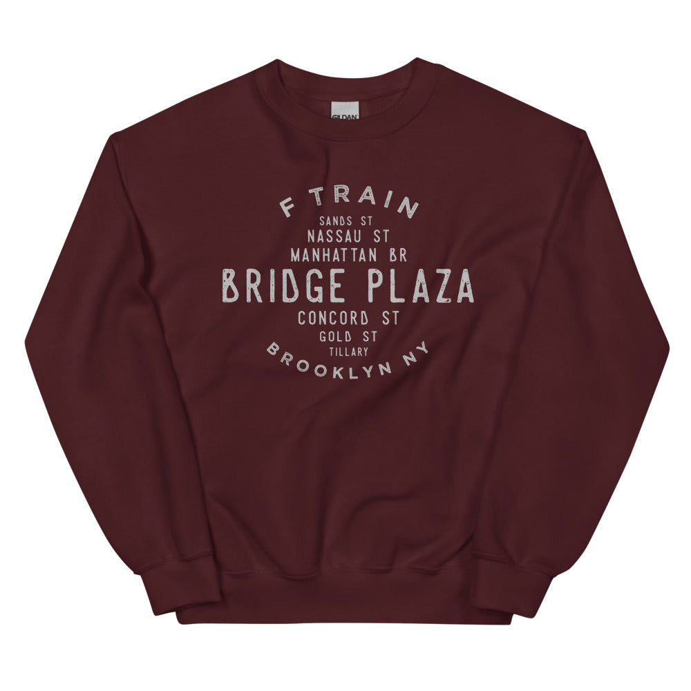 Bridge Plaza Brooklyn NYC Adult Sweatshirt