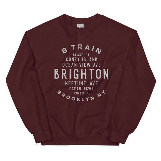 Brighton Beach Brooklyn NYC Adult Sweatshirt