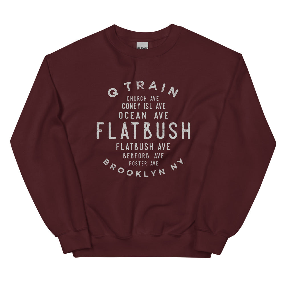 Flatbush Brooklyn NYC Adult Sweatshirt